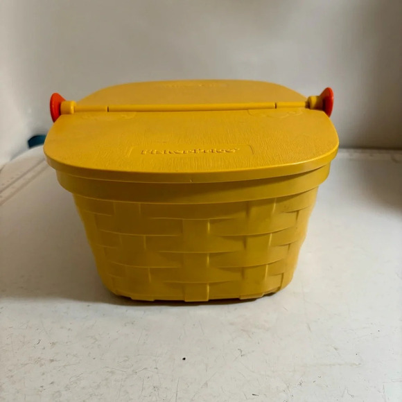 Vintage Fisher-Price  fun with food picnic toy basket 1988‎ - Picture 2 of 14